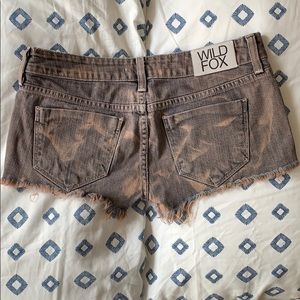 Wildfox Brown Jean shorts. Size 25